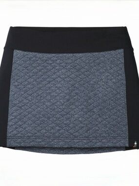 Smartwool Diamond Peak Quilted Skirt Merino Wool Blue Insulated Size Small